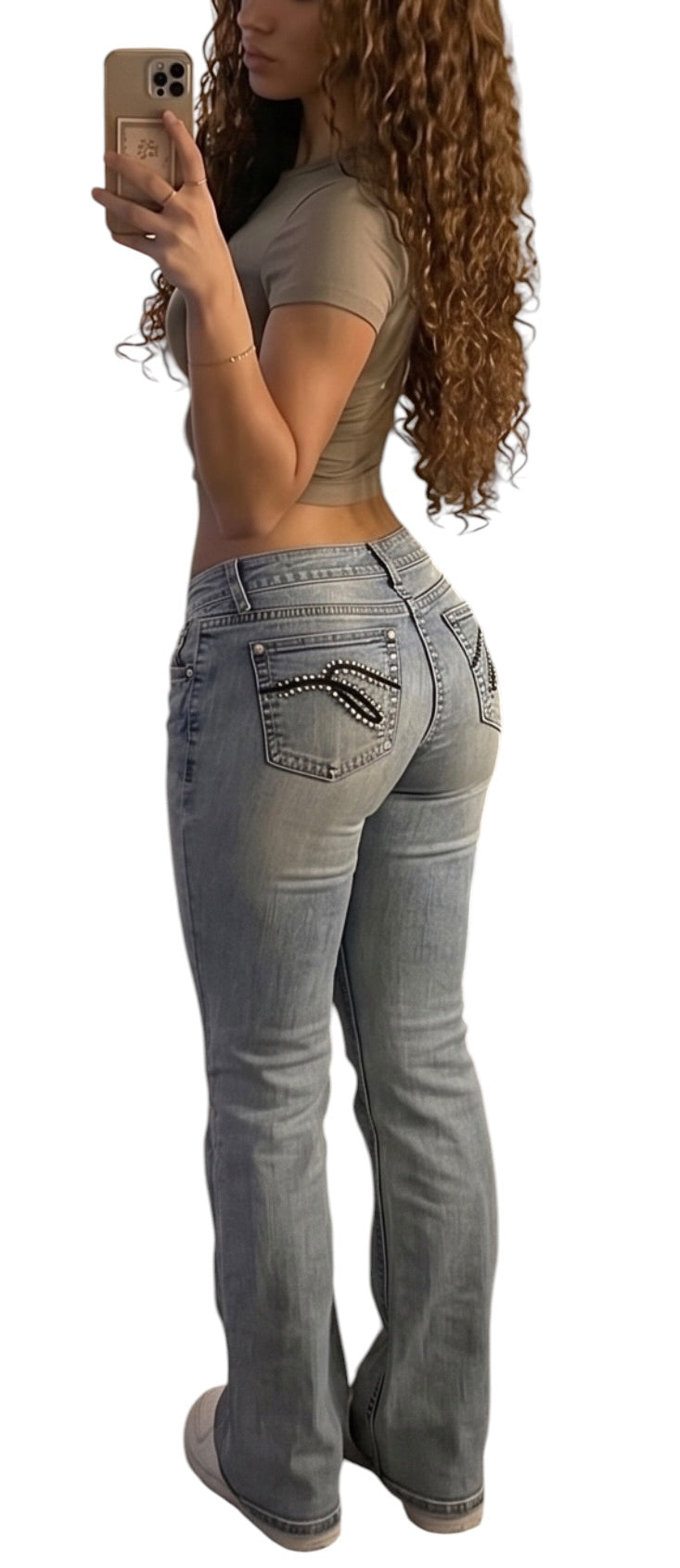 Vintage Y2K Bootcut Jeans - M