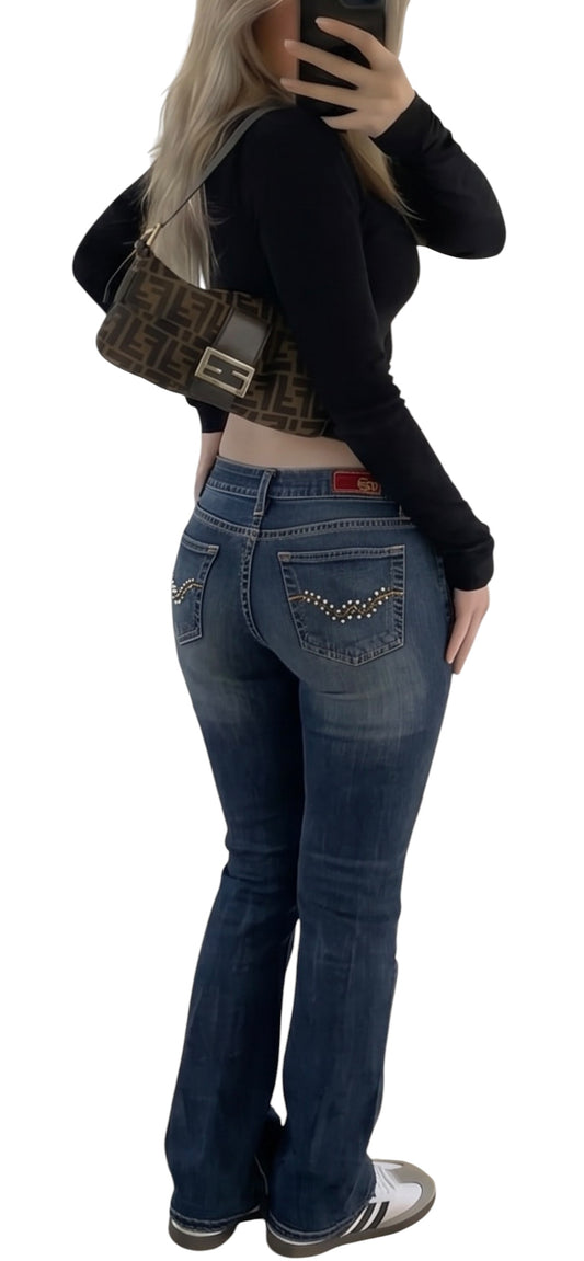 Vintage Y2K Bootcut Jeans - M